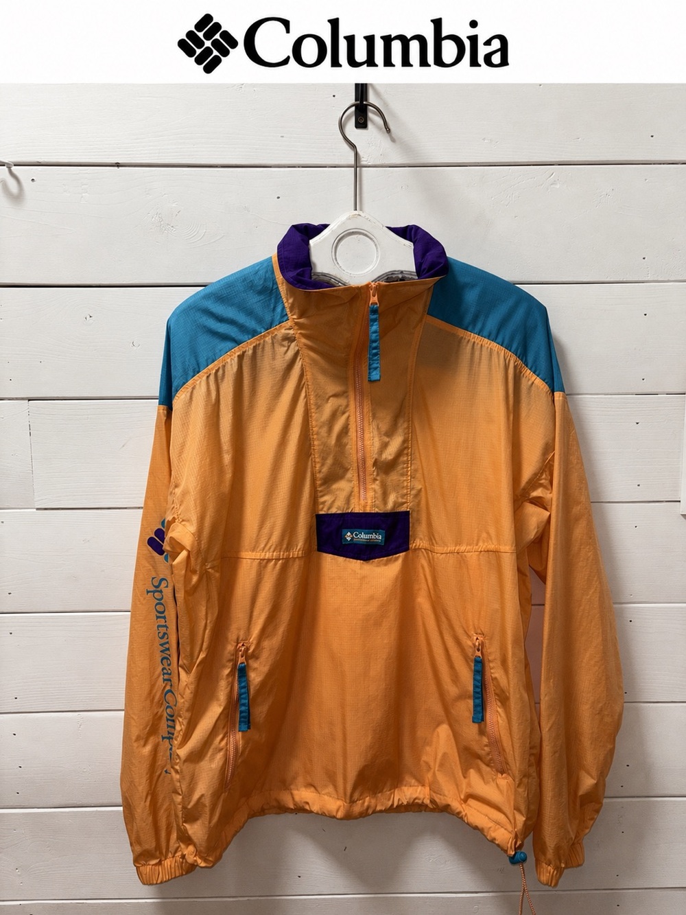 Columbia Sportswear Vintage 90s Colorblock Anorak – Men’s Size M / Unisex